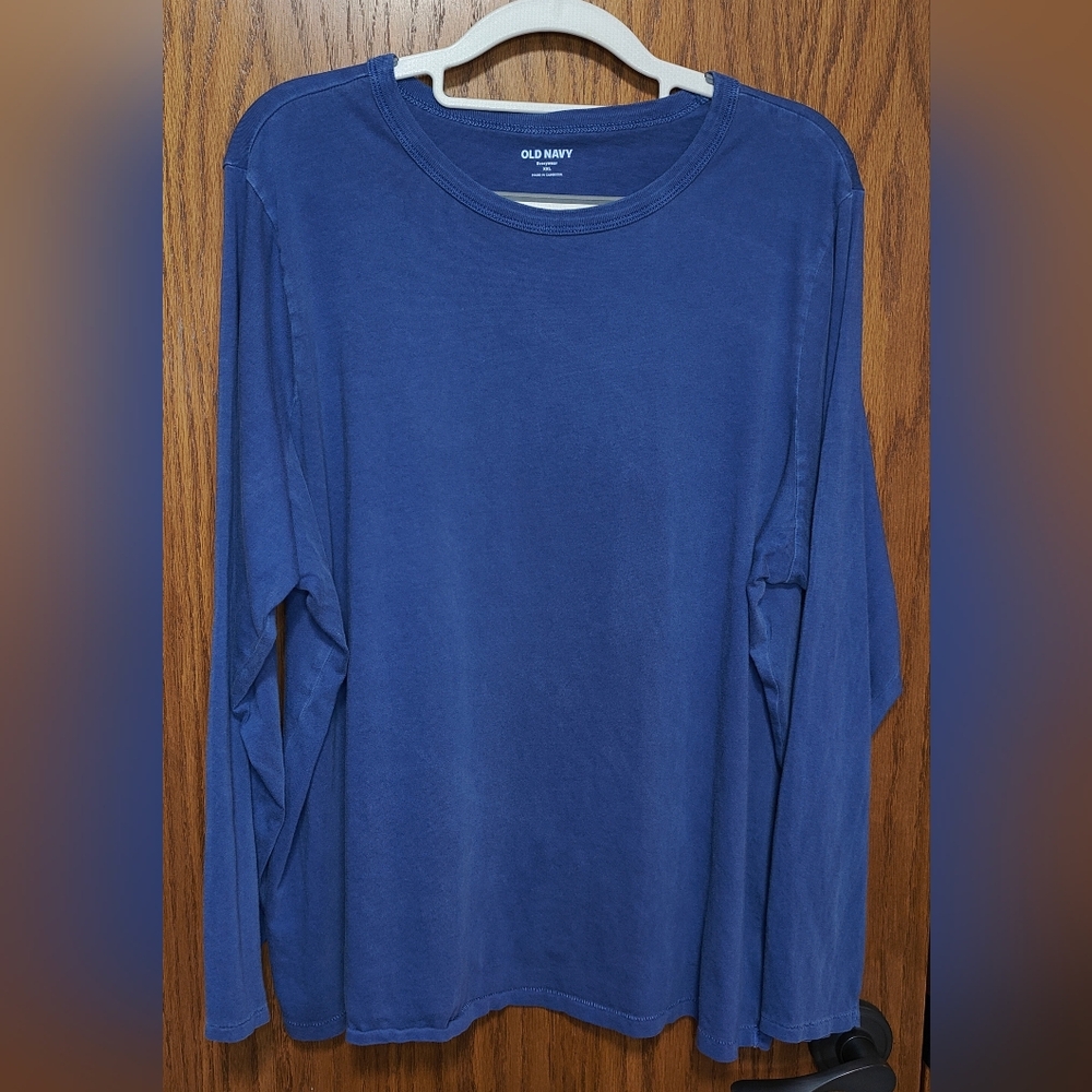 Women's Old Navy Blue Everywear Tee, Size XXL